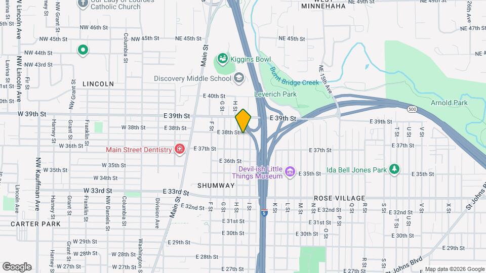 3719 H St, Unit A Mapa y Detalles de la Ubicación