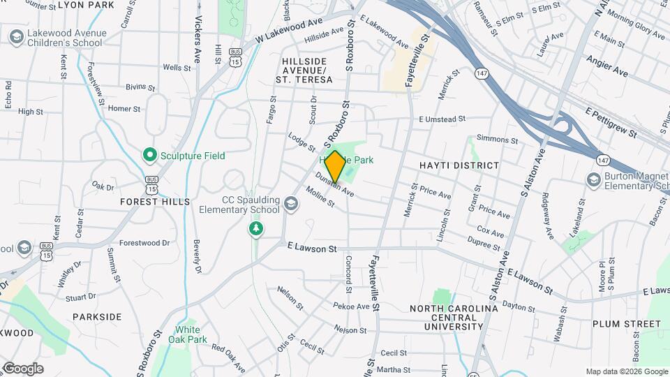 204 Dunstan Ave Map and Location Details