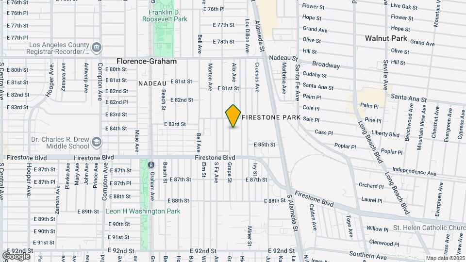 8400 Grape St Map and Location Details