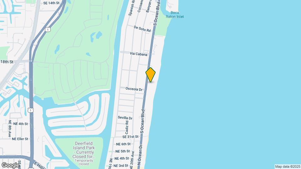 2494 S Ocean Blvd Map and Location Details
