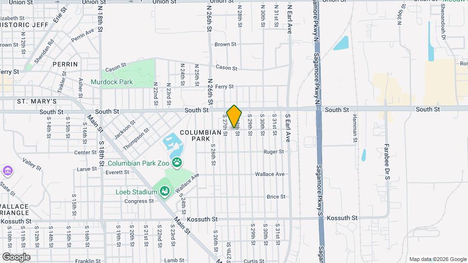 102 S 28th St Mapa y Detalles de la Ubicación