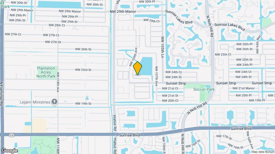 10849 NW 23rd Ct Map and Location Details