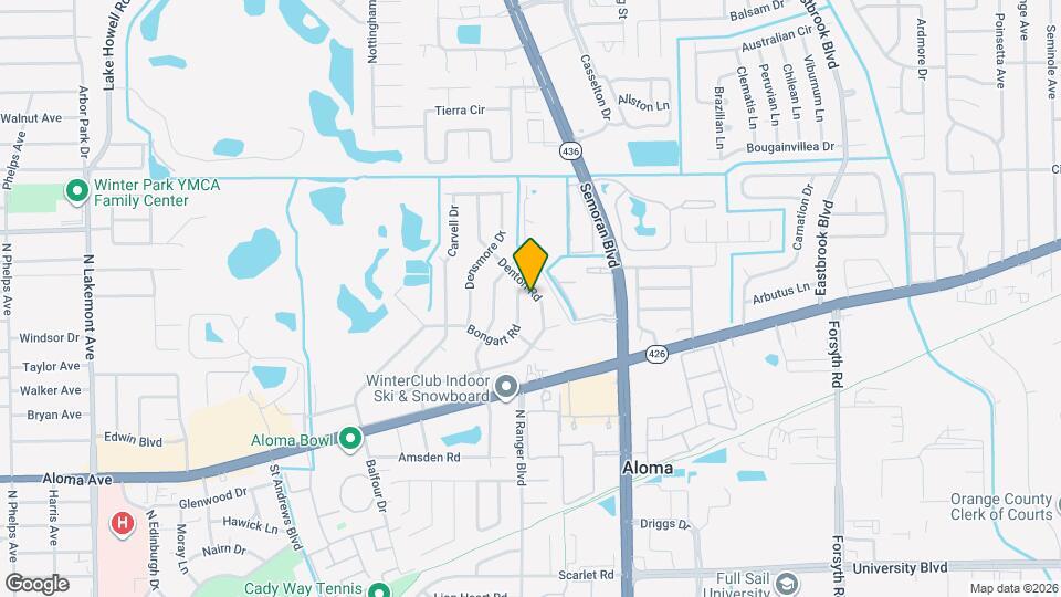 717 Denton Rd Map and Location Details