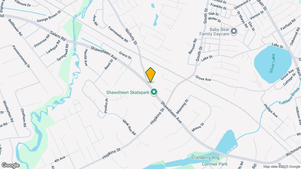 399 Shawsheen Ave Map and Location Details