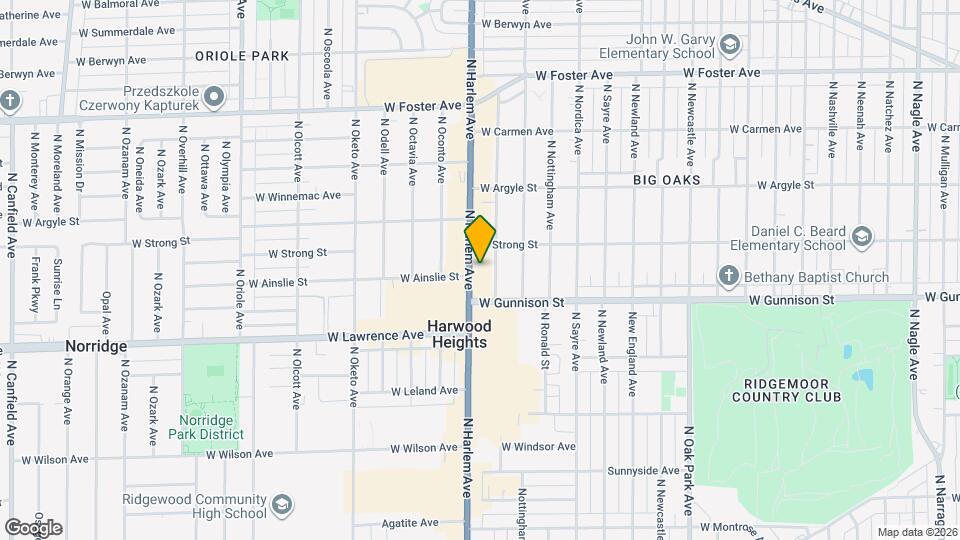 4847 N Harlem Ave Map and Location Details