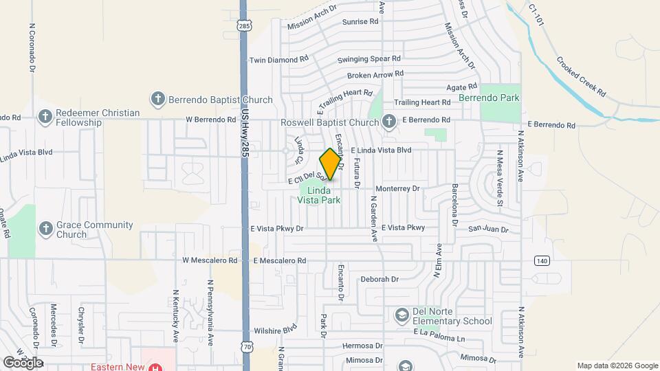 3101 Delicado Dr Map and Location Details