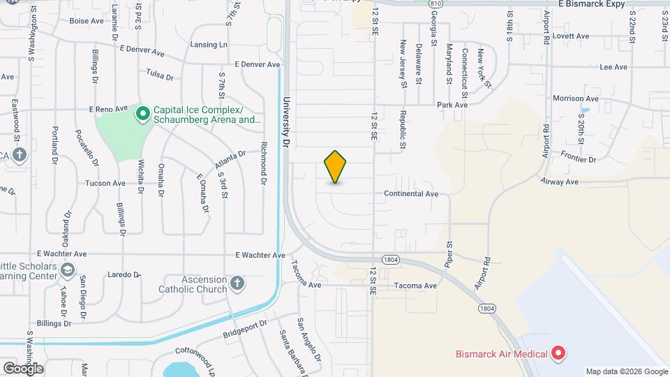 339 Continental Ave Map and Location Details