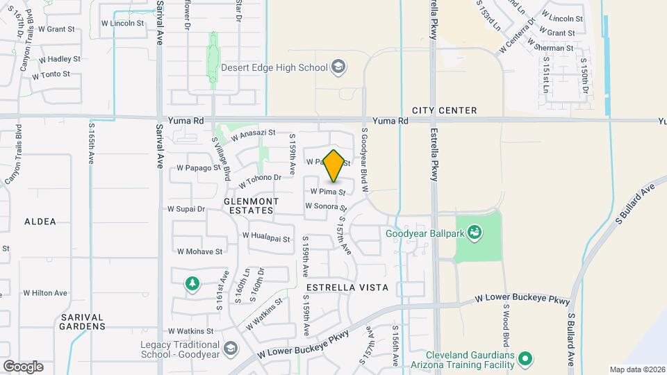 15786 W Pima St Map and Location Details