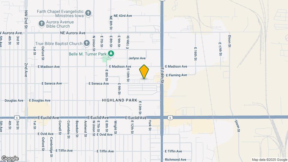 1222 E Seneca Ave Map and Location Details