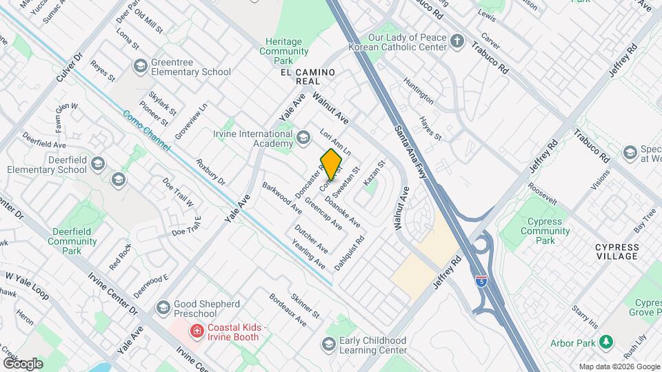 14722 Comet St Mapa y Detalles de la Ubicación