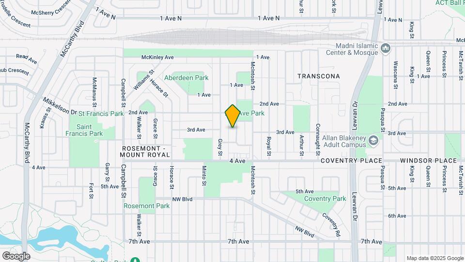 828 Empress St Map and Location Details