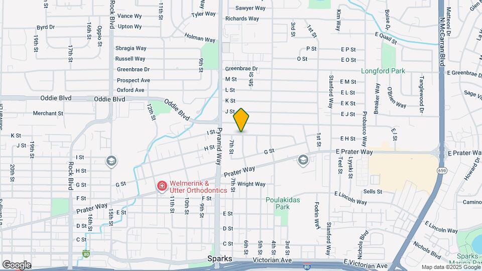 1607 H St Map and Location Details