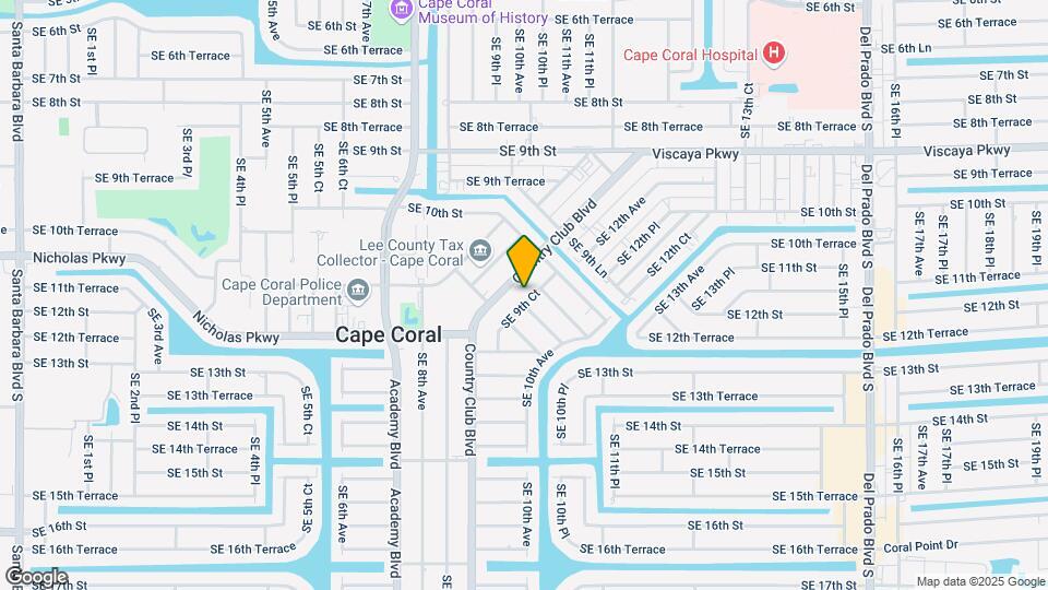 1110 SE 9th Ct Map and Location Details