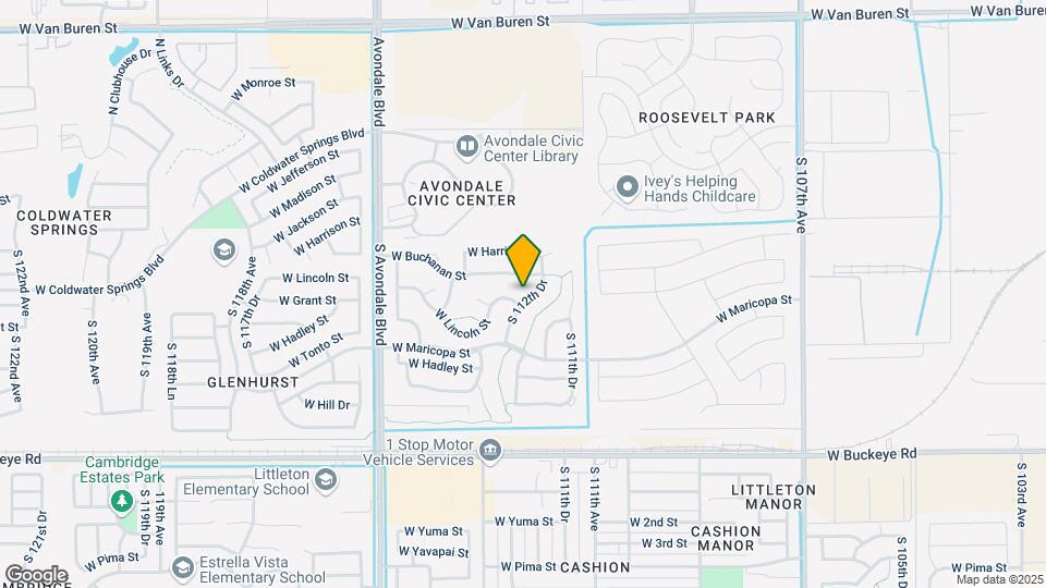418 S 112th Dr Map and Location Details
