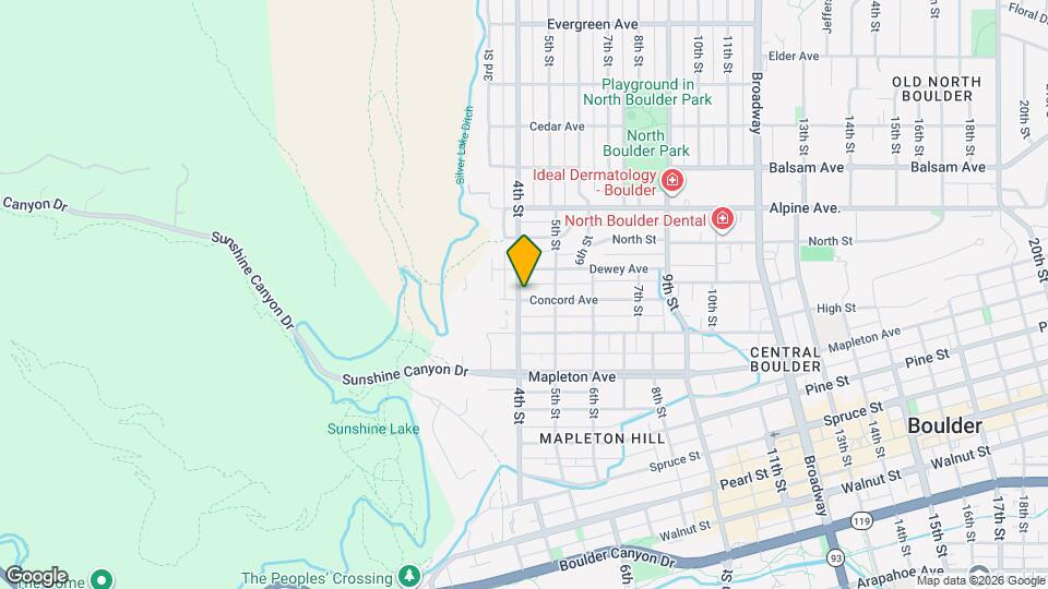 401 Concord Ave Map and Location Details