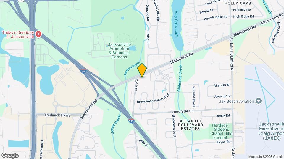 1527 Monument Rd Map and Location Details