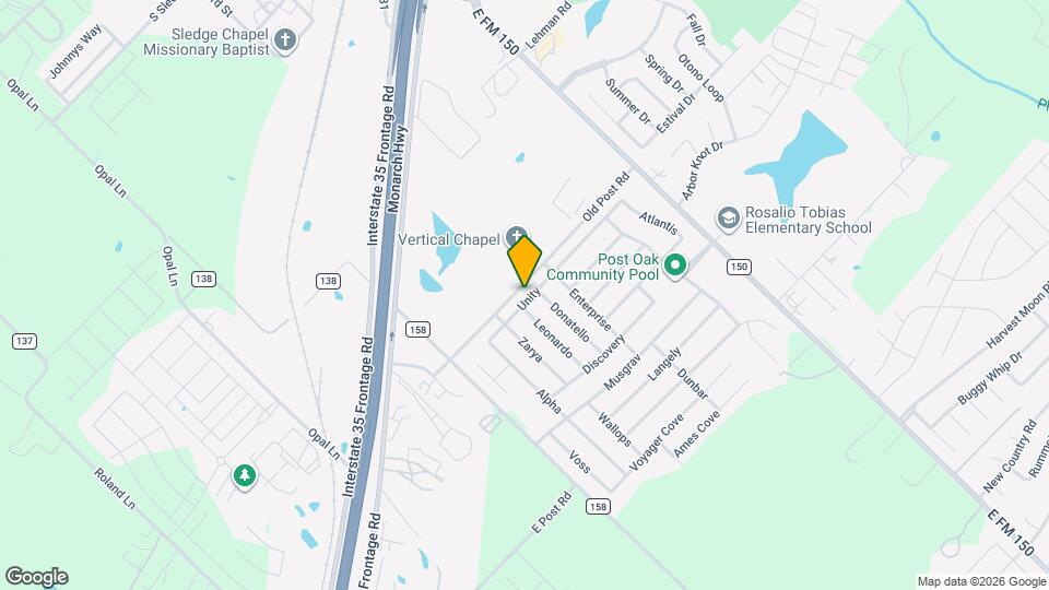 184 Unity Map and Location Details