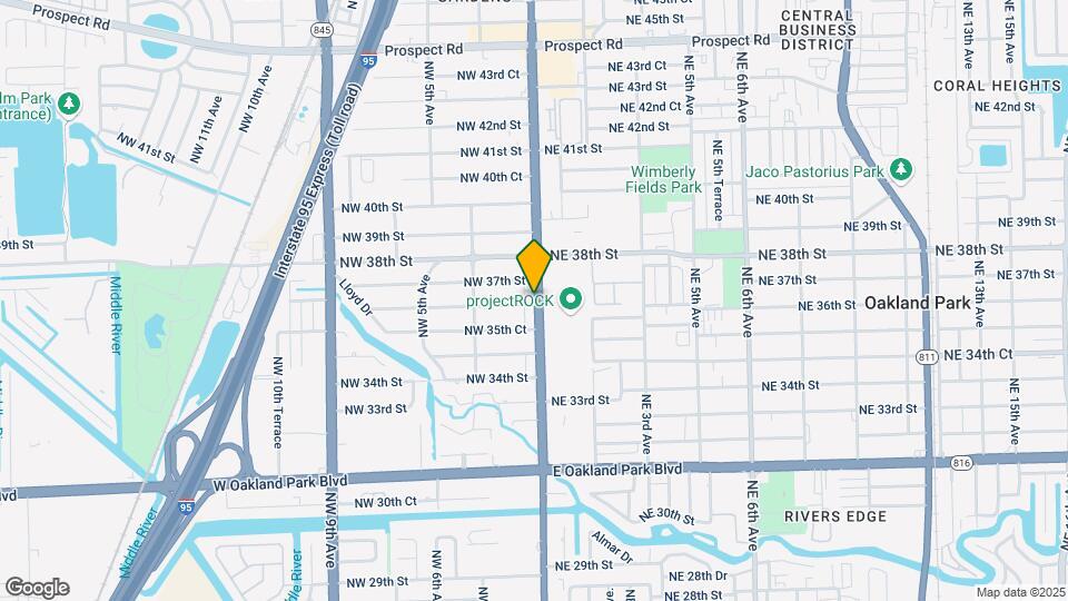 19 NW 36th Ct Map and Location Details