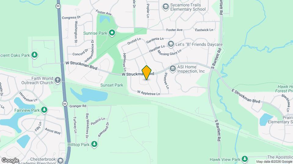 800 W Beechtree Ln Map and Location Details