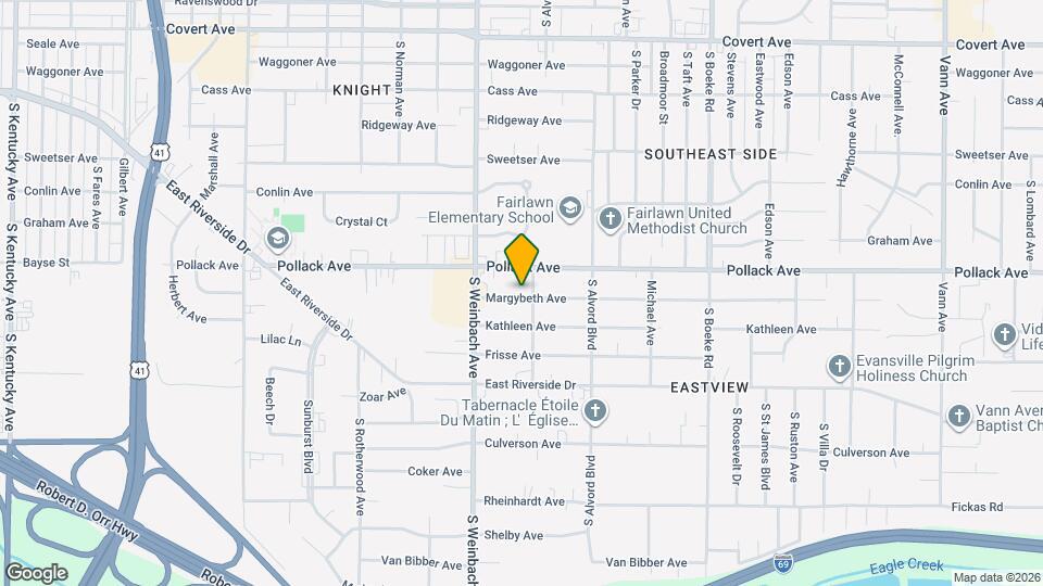 2036 Margybeth Ave Map and Location Details