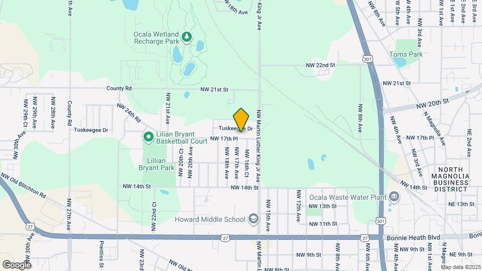 1667 NW 17th Pl Map and Location Details