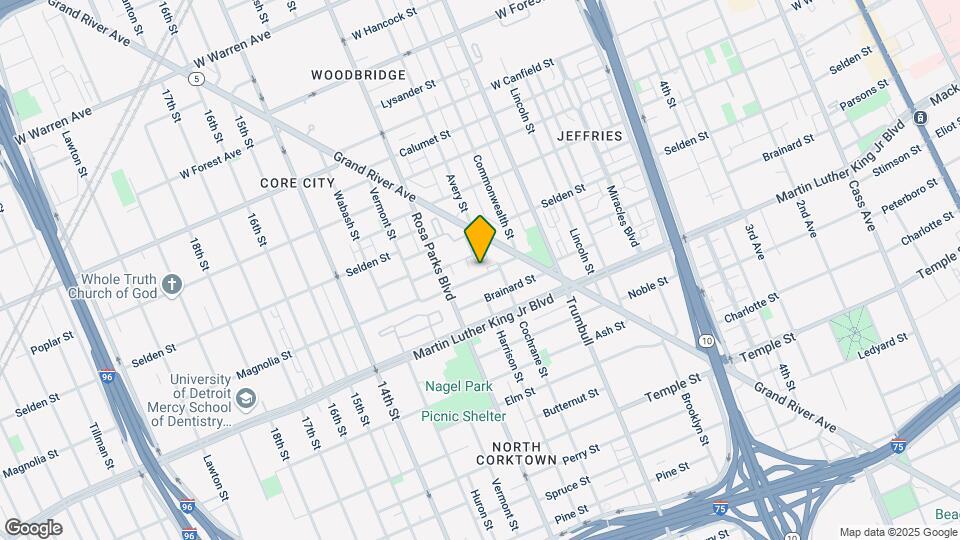 1730 Magnolia St Map and Location Details