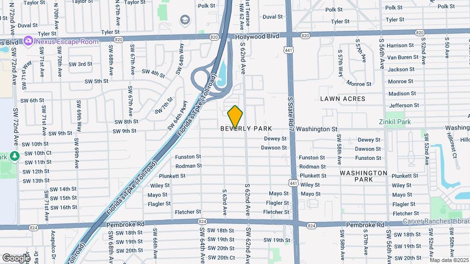 6224 Washington St Map and Location Details