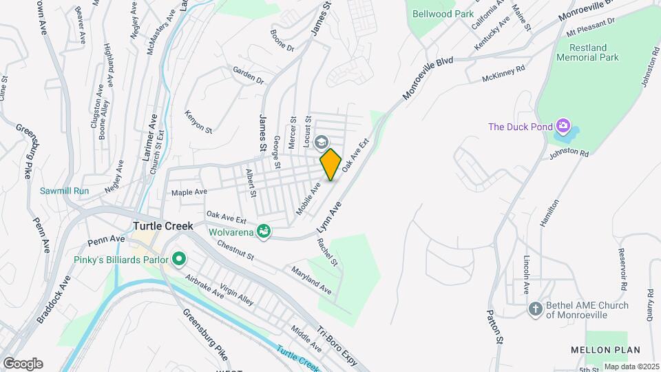 1617 Oak Ave Ext Map and Location Details