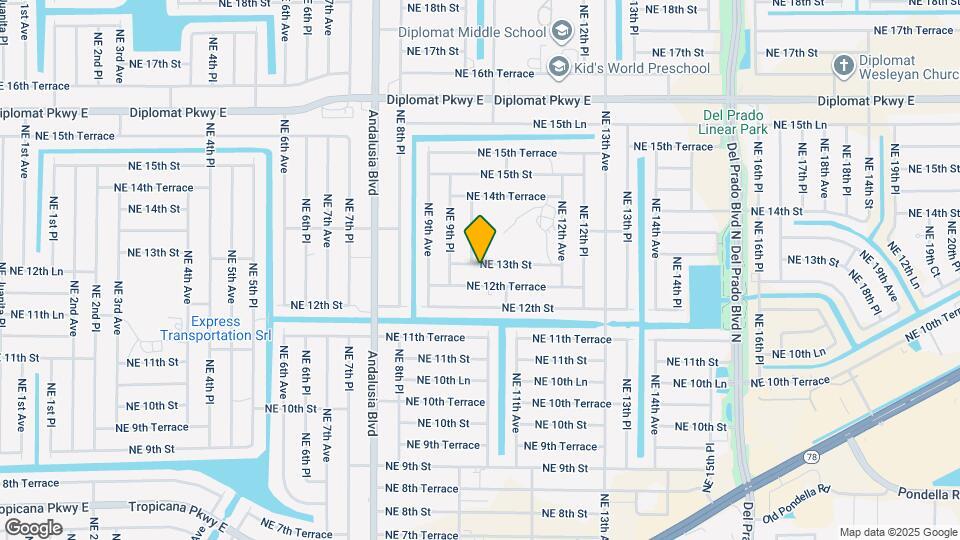 1004 NE 13th St Map and Location Details