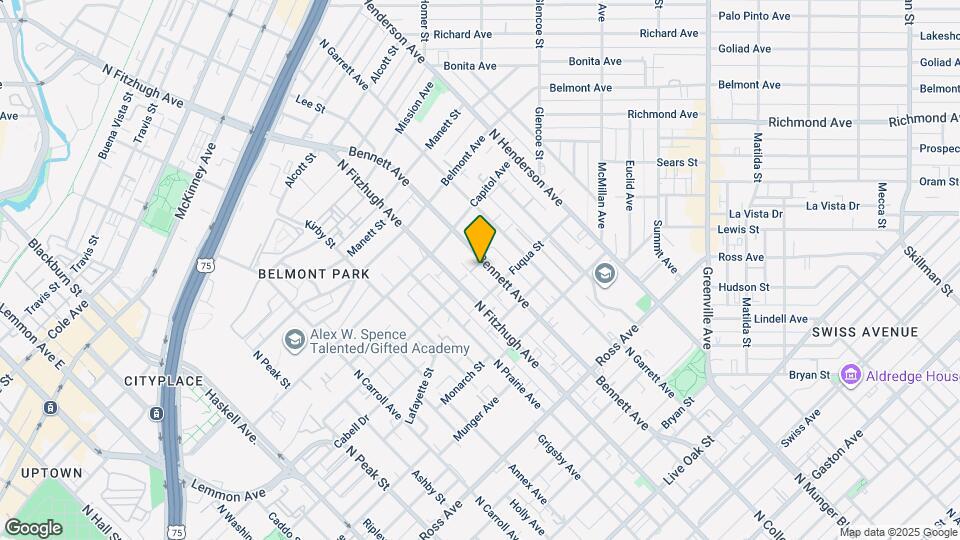 2123 Bennett Ave Mapa y Detalles de la Ubicación