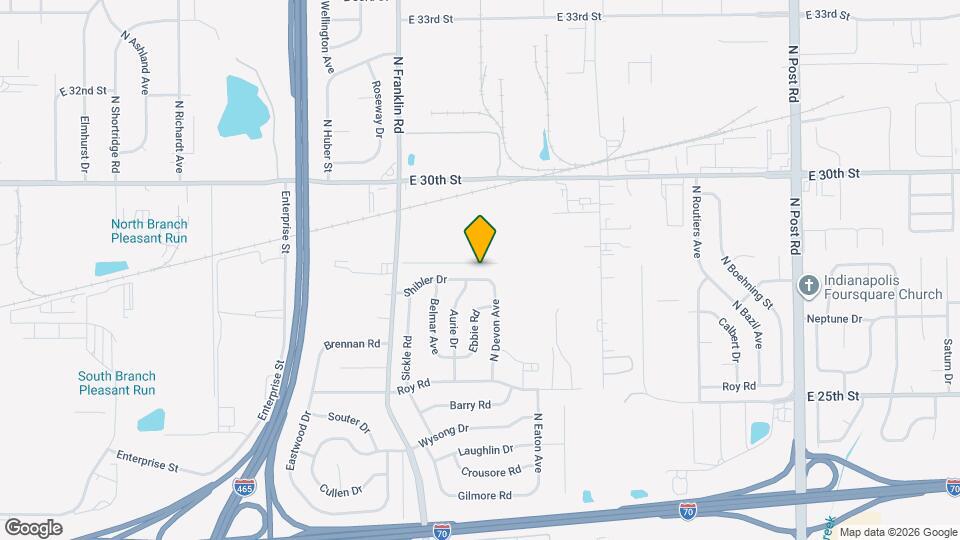 8214 Shibler Dr Map and Location Details