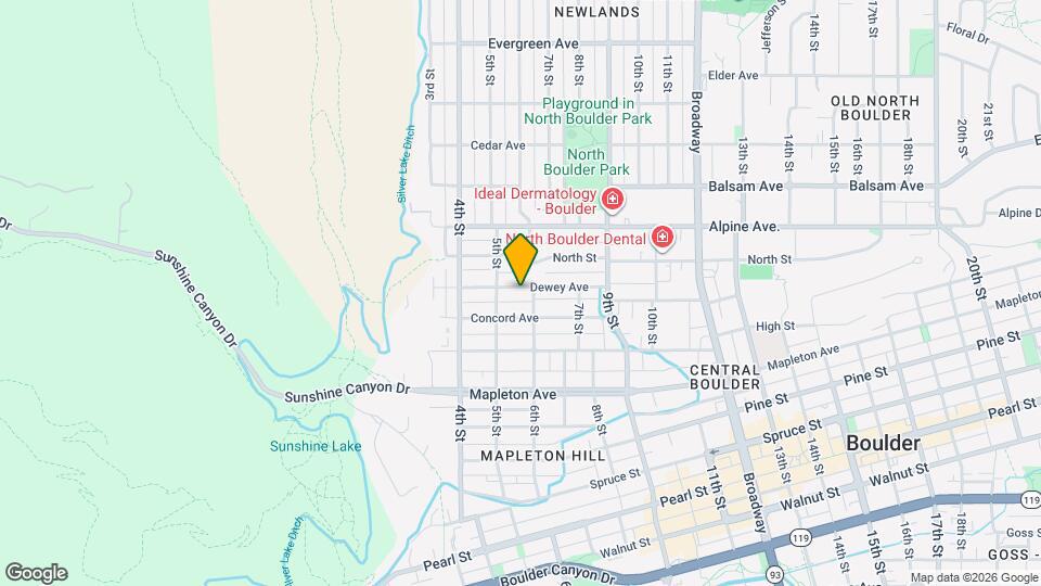 534 Dewey Ave Map and Location Details