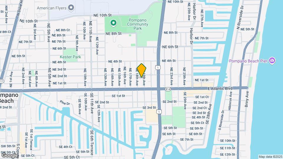 25 NE 19th Ave Map and Location Details