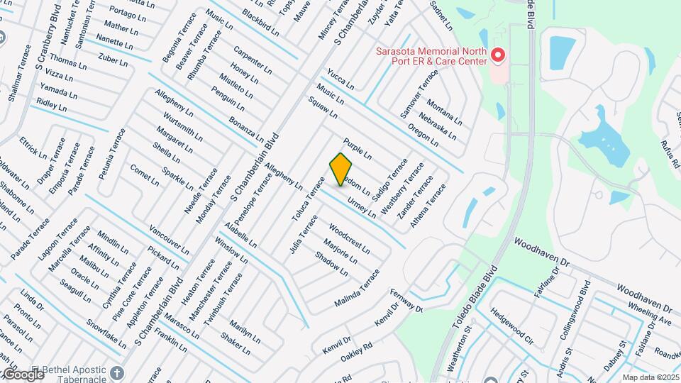 1522 Urmey Ln Map and Location Details
