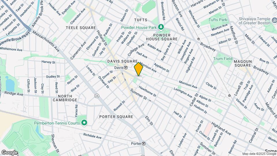 385 Highland Ave, Unit PH Map and Location Details