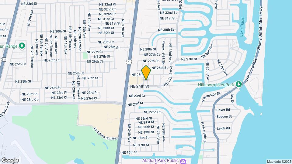 2431 NE 20th Ave Map and Location Details
