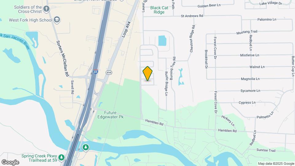 419 Laurel Sage Dr Mapa y Detalles de la Ubicación