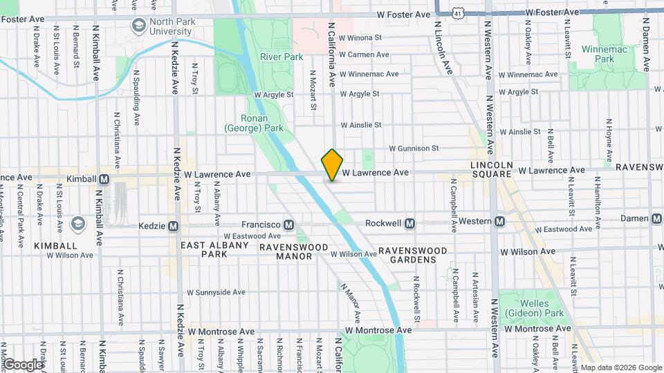 4747 N Virginia Ave Map and Location Details