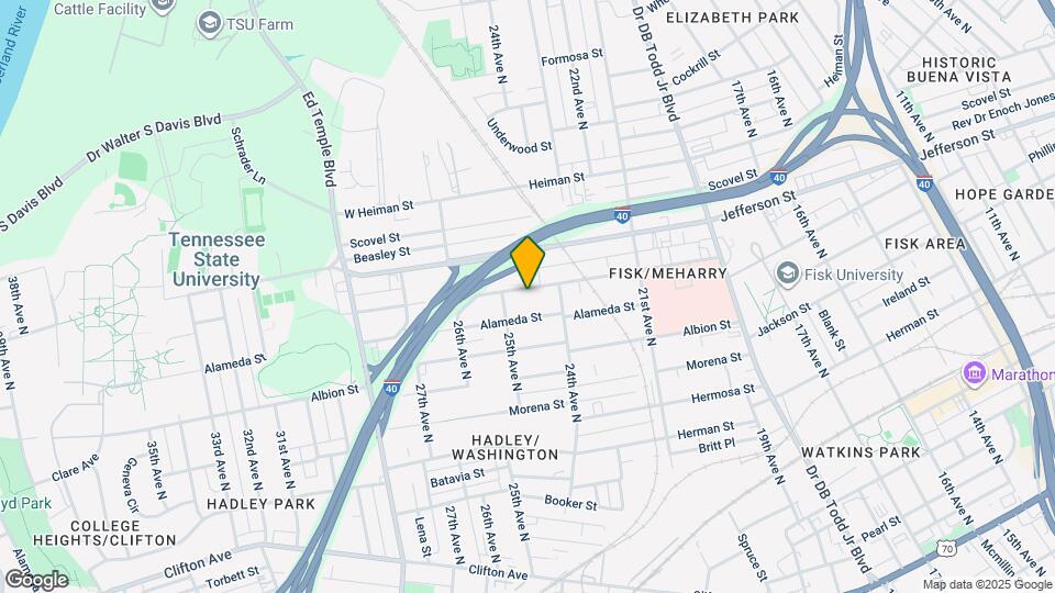 2415 Meharry Blvd Map and Location Details