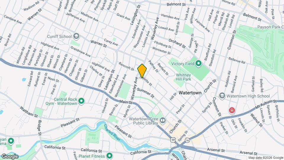 68 Forest St, Unit B Mapa y Detalles de la Ubicación