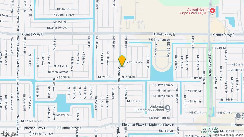 2033 Andalusia Blvd Map and Location Details