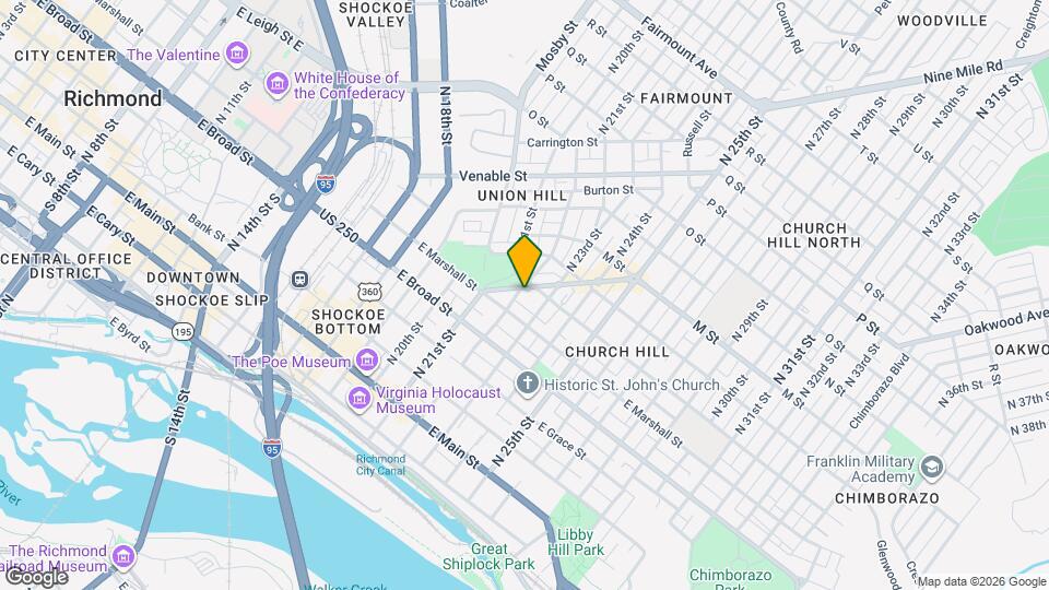 2203 Jefferson Ave Map and Location Details