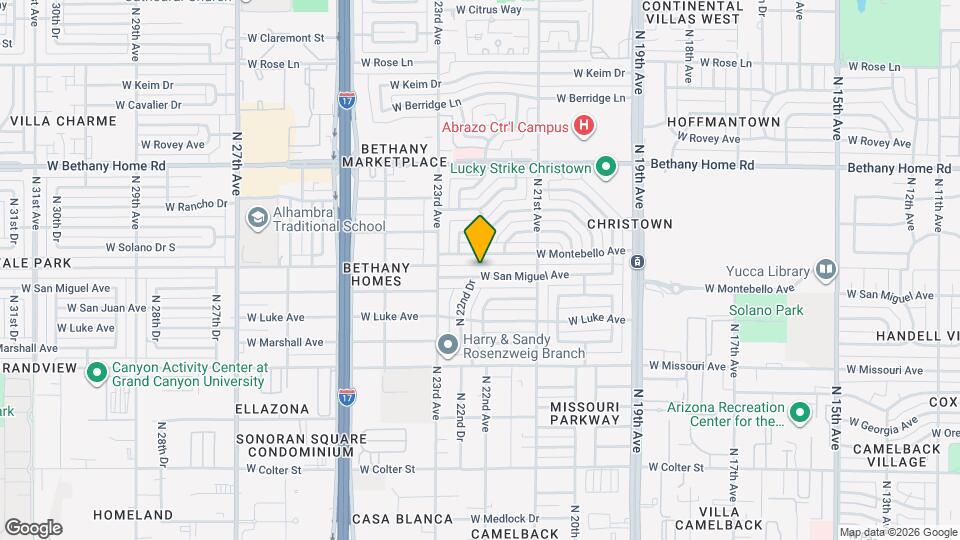 2208 W San Miguel Ave Map and Location Details