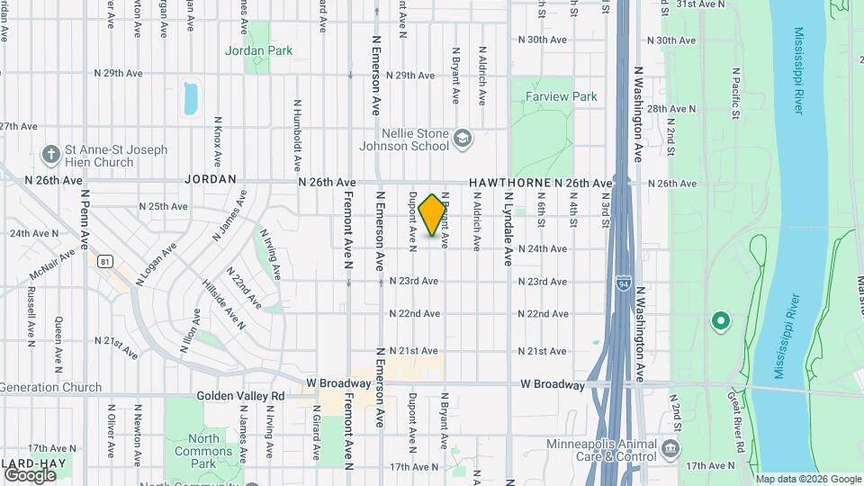 914 N 24th Ave Map and Location Details