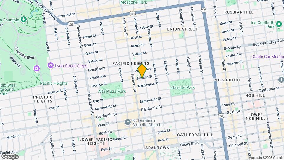 2325 Jackson St Mapa y Detalles de la Ubicación