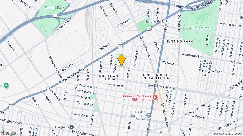 3761 N 18th St, Unit 1 Map and Location Details