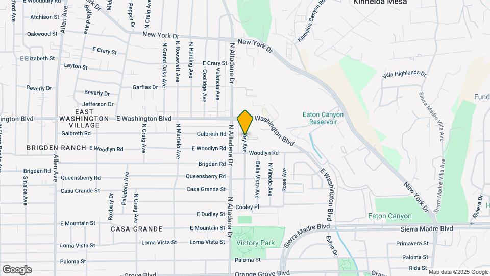 1253 Del Rey Ave Map and Location Details