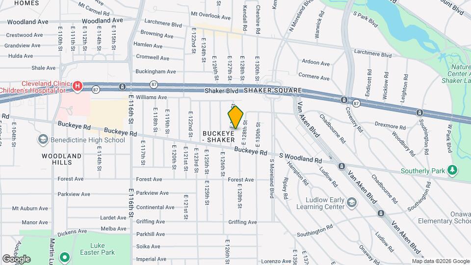 2833 E 127th St Mapa y Detalles de la Ubicación