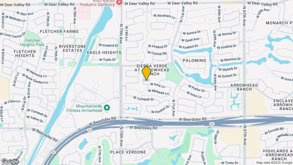 7304 W Irma Ln Map and Location Details