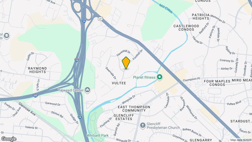 418 Foothill Dr Map and Location Details